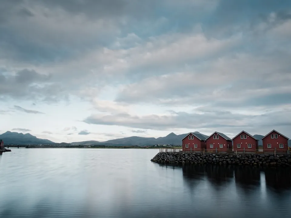Leknes – handelsbyen i Lofoten